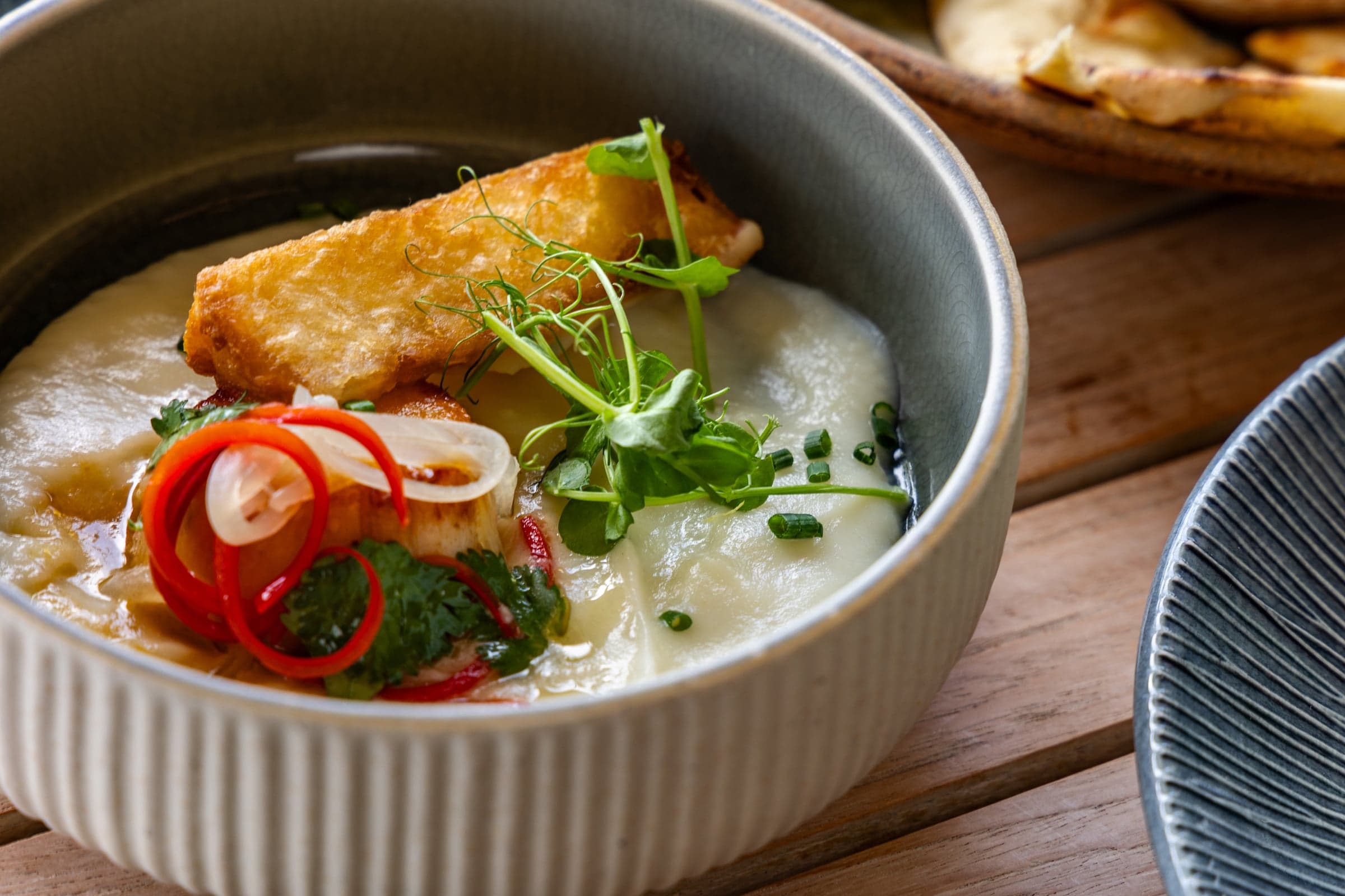 A meal prepared from the restaurant at Little Palm Island Resort