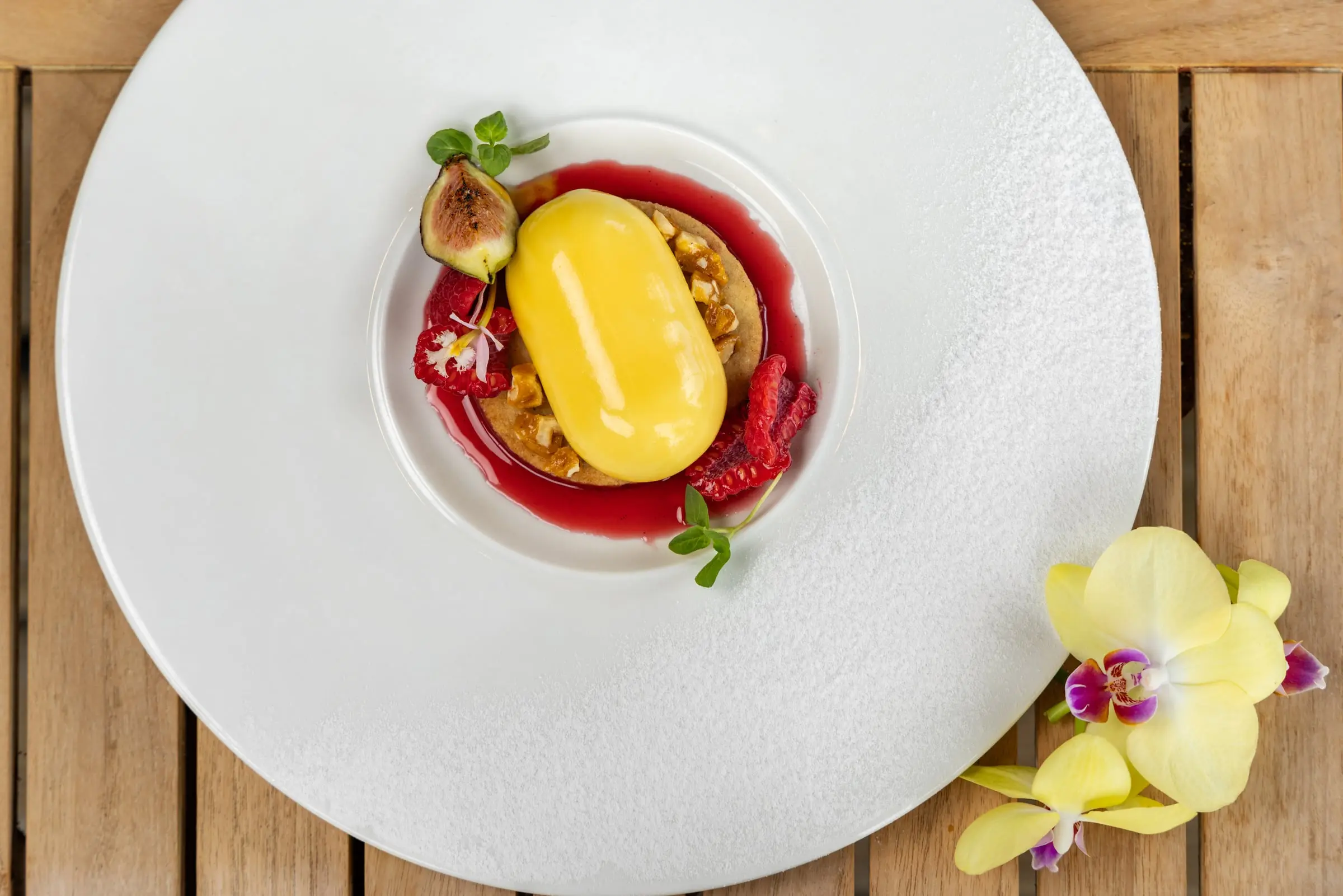 A sample of Sunday Brunch served at Little Palm Island Resort