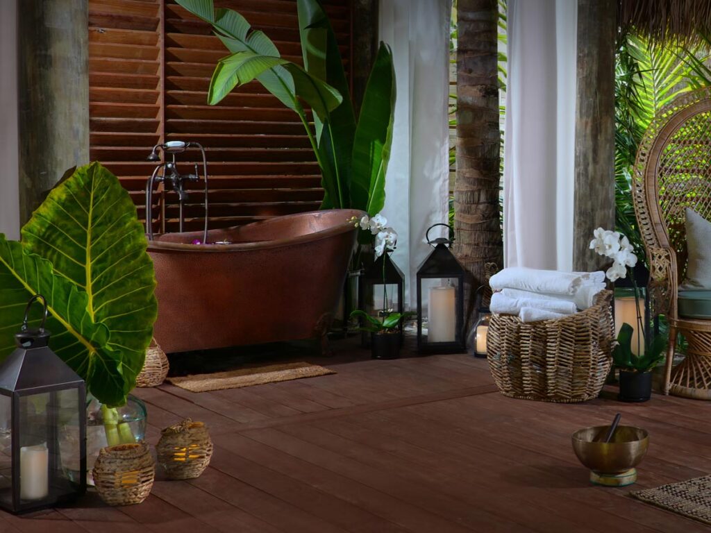 Soaking Tub At The Spa